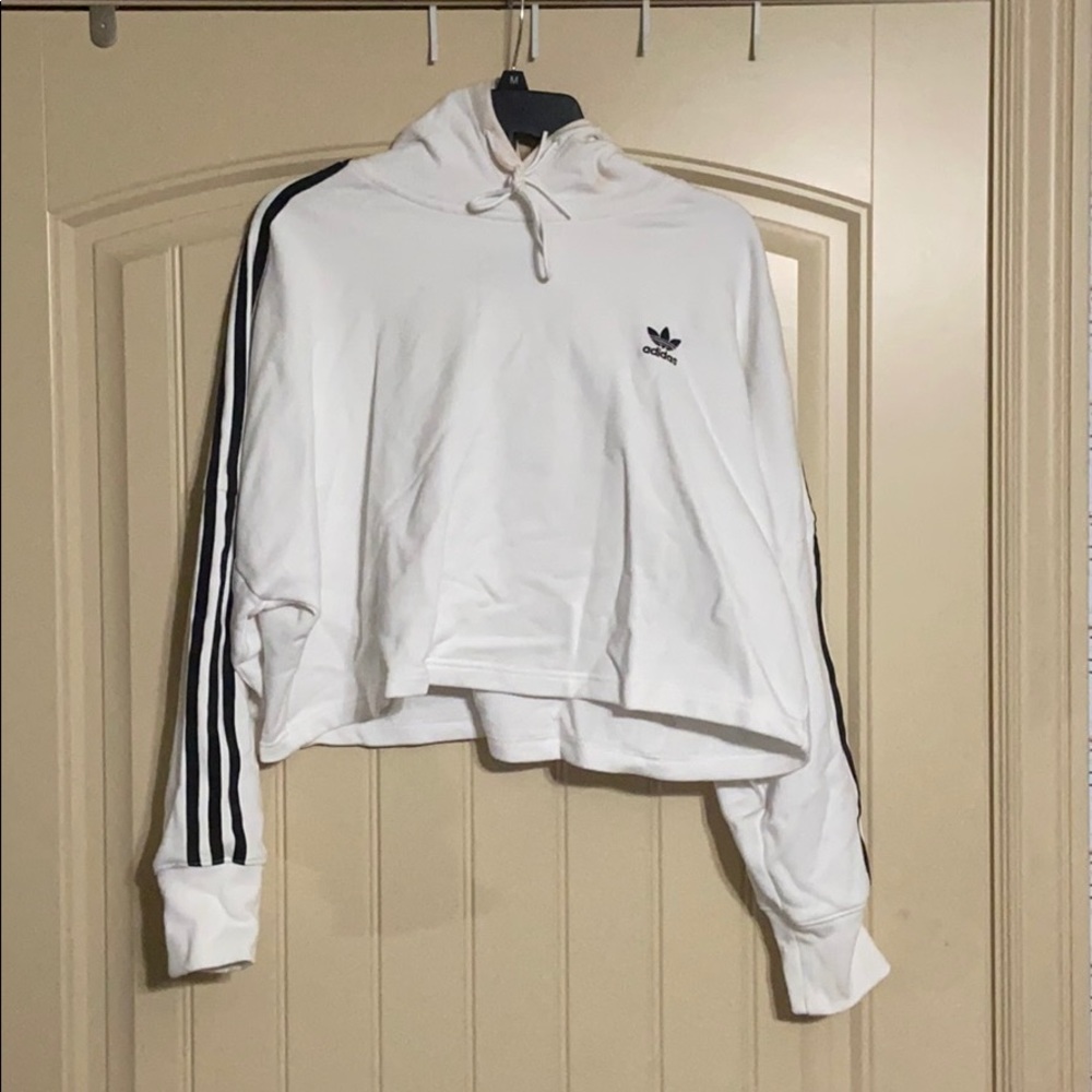medium adidas cropped hoodie